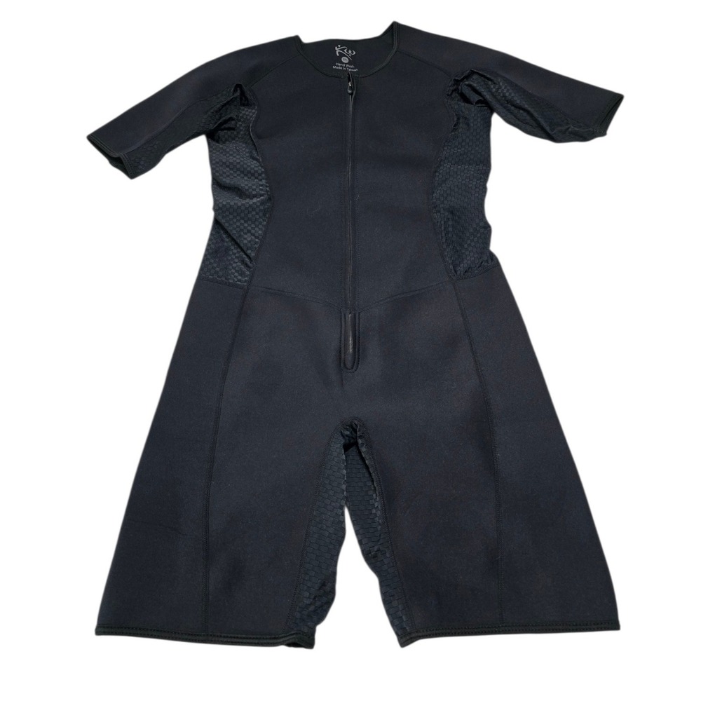 Kutting Weight V3suit Neoprene Sauna Suit Short Sleeve Bodysuit‎ Black 2XL